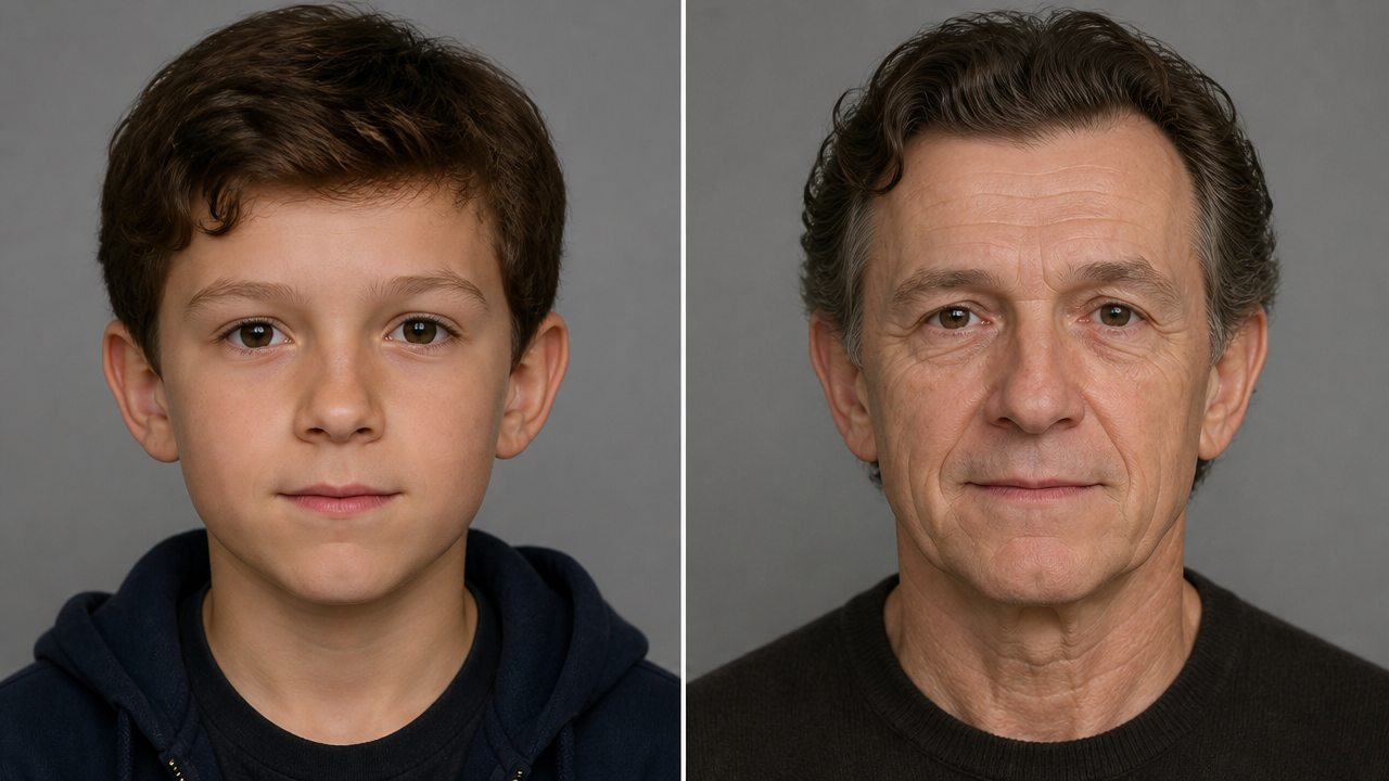 Age Transform before and after example